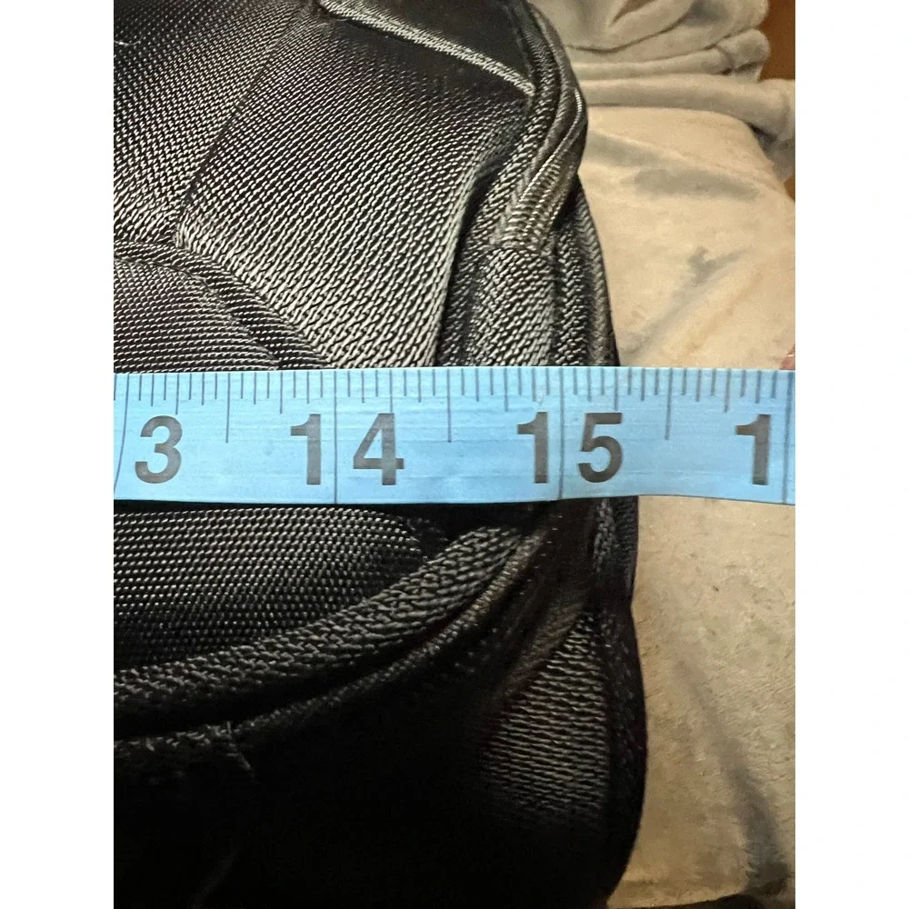 Delsey Black Rolling Carry On Tote Bag Travel Luggage Organizer 15